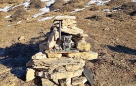 क्यामराले घेरिएका छन् मुस्ताङका पहाड