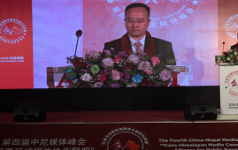 第四届中尼媒体峰会：朱锋参赞致辞