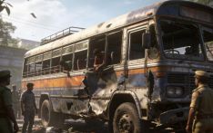 尼泊尔达兰市发生公交车撞楼事故 致5人死亡13人受伤