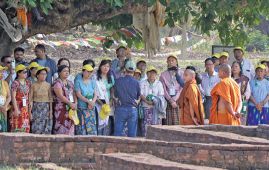 तिलौराकोटमा एकाउन्न देशका पर्यटक