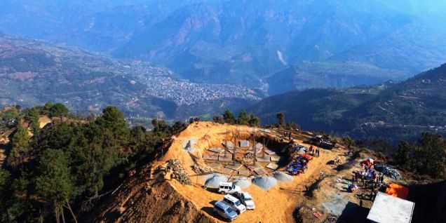 ‘ब्लु हिल’मा पर्यटकीय पूर्वाधार निर्माण गरिँदै