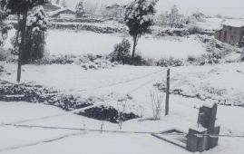 Snowfall occurs in Baitadi and Baglung districts