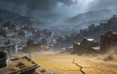 加德满都谷地空气污染居全球第三 毛毛雨难破霾困 气候危机加剧旱情