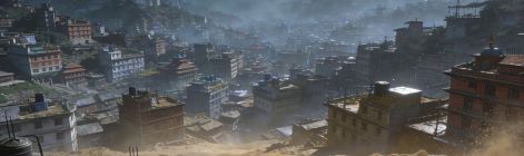 加德满都谷地空气污染居全球第三 毛毛雨难破霾困 气候危机加剧旱情