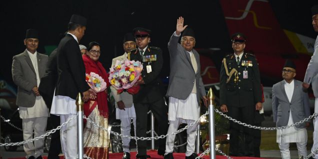 President Paudel lands at Japan's Narita International Airport