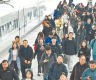 中国春运大潮启动 全国铁路预计发送旅客5.4亿人次