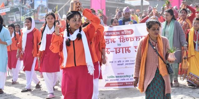 देवघाटधाममा ‘शतचण्डी महायज्ञ एवम् माघ–महोत्सव’ सुरु