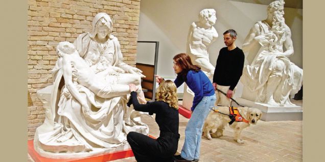 Italy innovates to open art to blind people