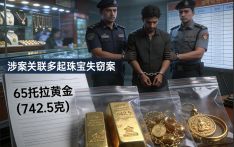加德满都警方打掉连环盗窃嫌犯 缴获 65 托拉黄金 涉案关联多起珠宝失窃案