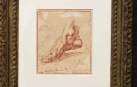 Newly discovered Michelangelo foot sketch sells for £16.9m