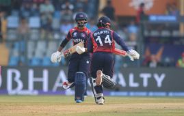 आइसिसी टी–२० विश्वकप : नेपाल इङ्ल्यान्डसँग चार रनले पराजित