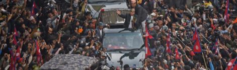 尼泊尔前国王返加德满都 保皇派执意违令举办欢迎仪式 选举前夕政治张力拉满