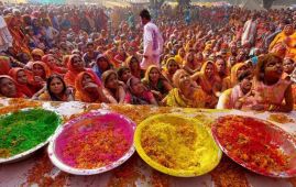 मिथिला माध्यमिकी परिक्रमा : कञ्चनवन पुगेर आज होली खेलिने