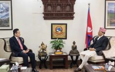 张茂明大使拜会尼泊尔外交部长夏尔玛