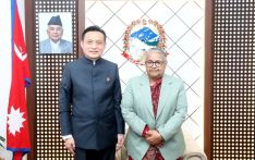 张茂明大使拜会尼泊尔临时政府总理卡尔基