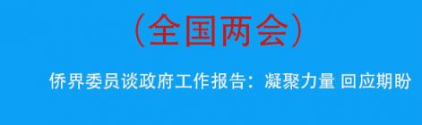 （全国两会）侨界委员谈政府工作报告：凝聚力量 回应期盼