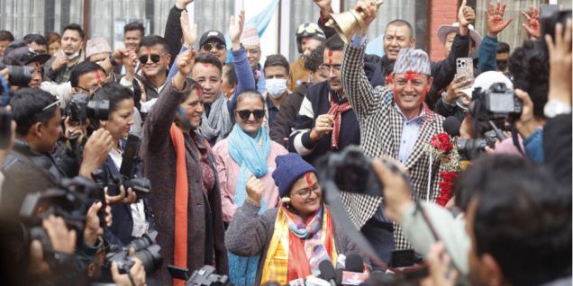 尼泊尔大选现“蓝色海啸”：成立三载RSP横扫政坛 老牌政党遭遇历史性溃败