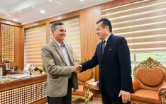 张茂明大使拜会尼泊尔内政部长阿亚尔