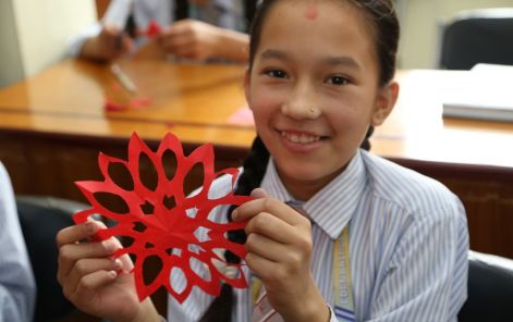 尼泊尔中国文化中心迎来托卡学院师生 沉浸式体验中华传统文化