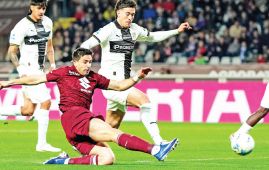 Parma scores two own goals in two minutes