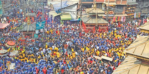 Kathmandu comes alive for Paha Charhe