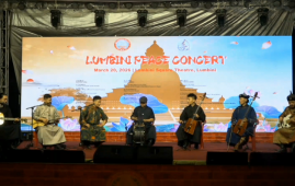 3rd Lumbini Peace Concert Held on Friday Evening in Lumbini 