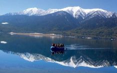 Snow covered Rara Lake