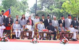 नवनियुक्त १५ मन्त्रीले लिनुभयो शपथ