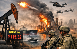 布伦特原油突破115美元/桶 全球能源市场震荡加剧