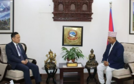 张茂明大使拜会尼泊尔外交部长卡纳尔 中尼务实合作持续升温