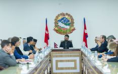 视频| 中国驻尼大使张茂明等多国使节集体拜会尼泊尔新总理