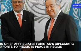 Pakistani PM thanks UN chief for endorsing Pakistan's peace efforts