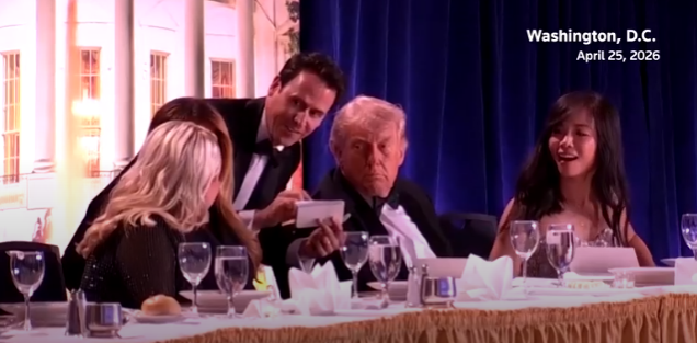 枪声中的白宫晚宴：特朗普回忆惊魂一刻