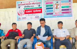 राष्ट्रिय बागमती गोल्डकपको खेल तालिका सार्वजनिक