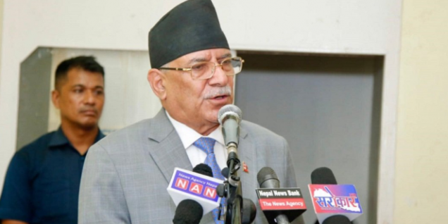 尼泊尔前总理普拉昌达质疑选举结果 呼吁调查并推动左翼重组