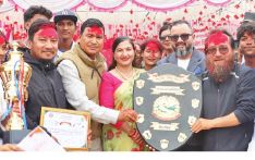 Shivajan Wins Municipal-Level Running Shield Title